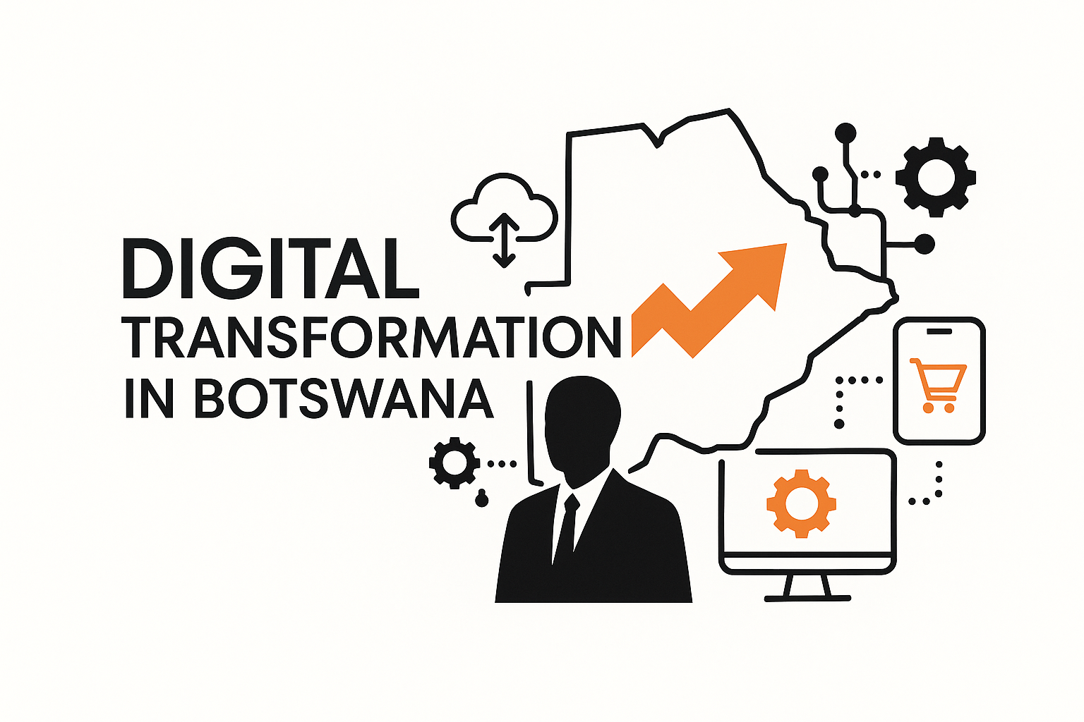 Explore how Botswana’s Businesses are Embracing Digital Transformation in 2025—from AI and Cloud Adoption to Cybersecurity